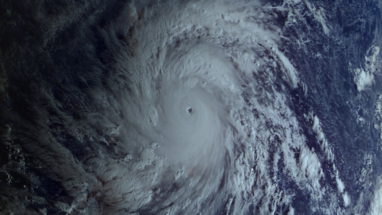 The killer beauty of the elements: typhoon Haiyan, a view from space